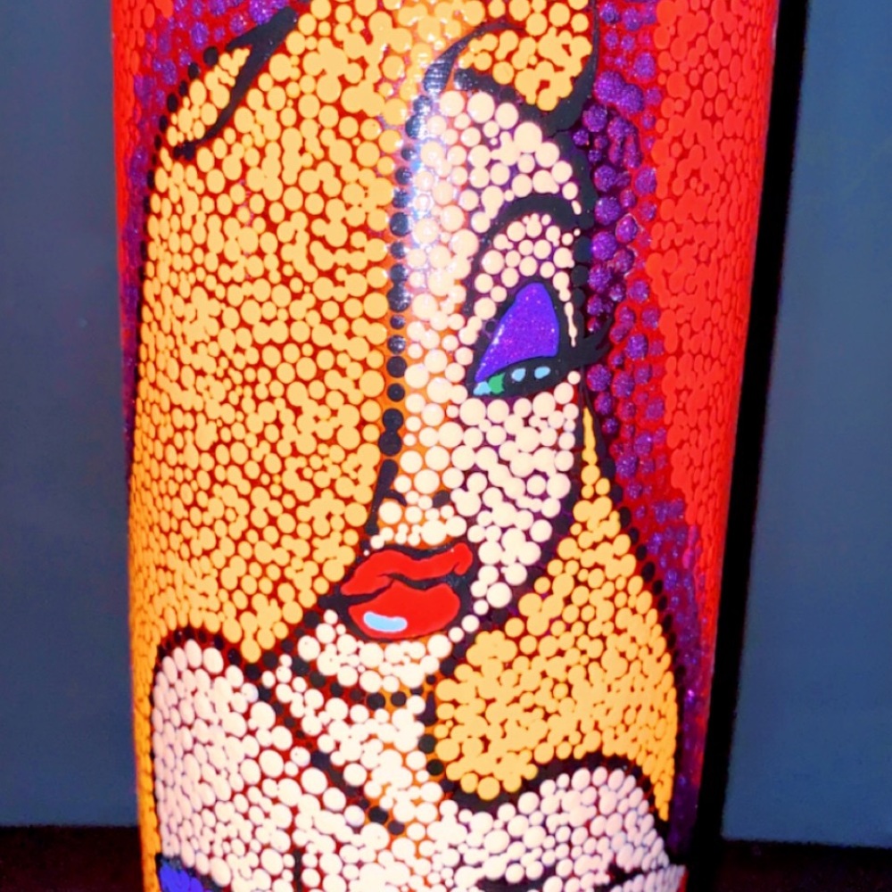 Custom Painted Tumbler (Jessica Rabbit) - Picture 5 of 5
